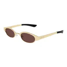 Alexander McQueen AM0545S 002 GOLD BROWN napszemüveg