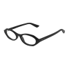 Alexander McQueen AM0559O 001 BLACK DEMO LENS szemüveg