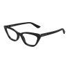 Alexander McQueen AM0560O 001 BLACK DEMO LENS szemüveg