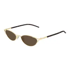 Alexander McQueen AM0563S 002 GOLD BROWN napszemüveg