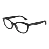 Alexander McQueen AM0569O 001 BLACK DEMO LENS szemüveg