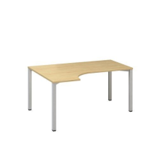 Alfa Office Alfa 200 ergo irodai asztal, 180 x 120 x 74,2 cm, balos kivitel, vadkörte mintázat, RAL9022% íróasztal