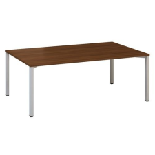 Alfa Office Alfa 420 konferenciaasztal szürke lábazattal, 200 x 120 x 74,2 cm, dió mintázat% irodabútor