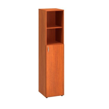 Alfa Office Alfa 500 magas, keskeny szekrény, 178 x 40 x 47 cm, nyitott polccal és ajtóval - jobbos kivitel, cseresznye mintázat% bútor