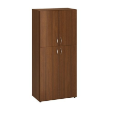 Alfa Office Alfa 500 magas, széles szekrény, 178 x 80 x 47 cm, ajtóval, dió mintázat% bútor