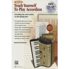  ALFREDS TEACH YOURSELF TO PLAY ACCORDIAN – Miriam Davidson idegen nyelvű könyv