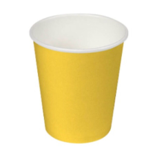 Algon Pohárkészlet Algon Préselt Papír Eldobható 200 ml Sárga 24 egység üdítős pohár