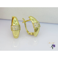  Alica antiallergén divatos fülbevaló,kis kövekkel-14K fülbevaló