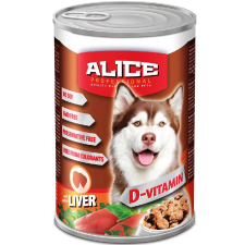 Alice Professional Dog konzerv - máj 1240g kutyaeledel