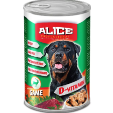 Alice PROFESSIONAL | Felnőtt kutyáknak | Konzerv | Vad - 1240 g kutyaeledel