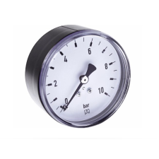 ALIGVAROM Nyomásmérő óra manometer 1/4&quot; hátsó rögzítés 0-10 bar hűtés, fűtés szerelvény