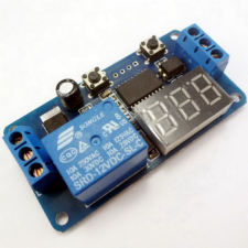 ALIGVAROM Visszaszámláló elektronika időzító kapcsoló óra 1-999 sec között 12V egyéb hálózati eszköz