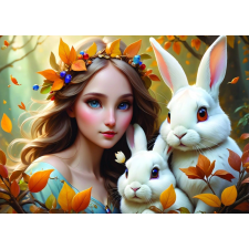 Alipson kirakó lányoknak nyuszik 500 darabos puzzle, kirakós
