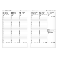 ALISCA Határidőnapló ALISCA hőre színeződő B/6 heti fehér lapos vegyes 2023. határidőnapló