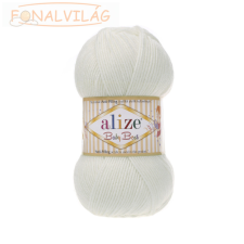 Alize BABY BEST Anti-Pilling- Nyers fehér - 450 rövidáru