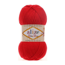 Alize BABY BEST Anti-Pilling- Piros - 056 rövidáru