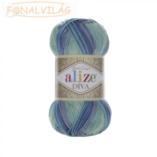 Alize DÍVA BATIK - Kék-zöld melír - 1767 rövidáru