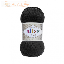 Alize DÍVA - Fekete - 060 rövidáru