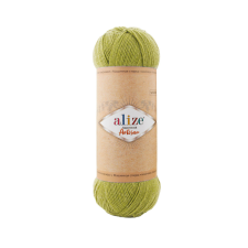Alize Superwash Artisan - Zöld - 011 rövidáru