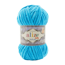 Alize Velluto - Óceán kék - 016 rövidáru