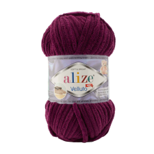 Alize Velluto - Padlizsán lila - 111 rövidáru