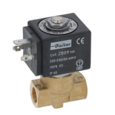 Alkatrész 2-utas mágnesszelep Parker 230V 50 / 60Hz kávéfőző kellék
