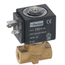 Alkatrész 2-utas mágnesszelep Parker 230V 50 / 60Hz kávéfőző kellék