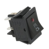 Alkatrész Bipoláris fekete kapcsoló 16A 250V