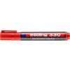  Alkoholos marker, 1-5 mm, vágott, EDDING "330", piros