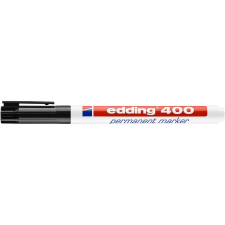  Alkoholos marker 1 mm, kerek hegyű, Edding 400 fekete filctoll, marker