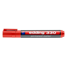  Alkoholos marker EDDING 330 vágott piros filctoll, marker