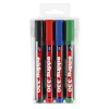  Alkoholos marker készlet, 1-5 mm, vágott, EDDING "330", 4 különböző szín