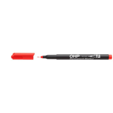  Alkoholos marker, OHP, 0,5 mm, F, ICO, piros filctoll, marker