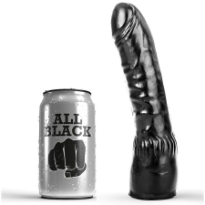 All Black ALL BLACK - VIBRÁTOR FEKETE REALISZTIKUS 20 CM vibrátorok