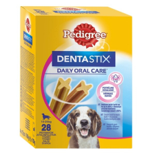  Állateledel jutalomfalat PEDIGREE Denta Stix Daily Oral Care közepes testű kutyáknak 28 darab/doboz jutalomfalat kutyáknak
