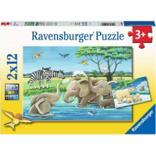  Állati Kölyök RAVENSBURGER puzzle 2x12 darab társasjáték