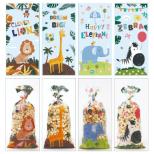  Állatkert mintás celofán zacskó, 12db-os sütés és főzés