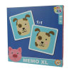  Állatos Domestic memória játék XL 24 db-os