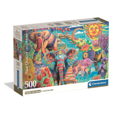 Állatos Elefánt Carnival 500 db-os Compact puzzle Clementoni puzzle, kirakós