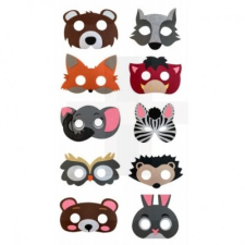  Állatos filc álarc party kellék