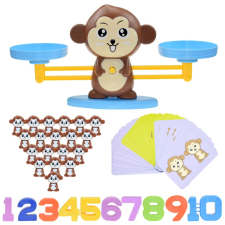  Állatos mérleg játék, matematikai játék majom kreatív és készségfejlesztő