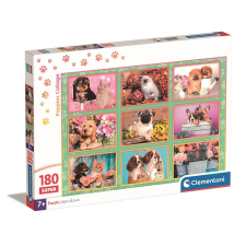  Állatos Puppies Collage 180 db-os puzzle Clementoni puzzle, kirakós