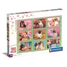 Állatos Puppies Collage 180 db-os puzzle Clementoni puzzle, kirakós