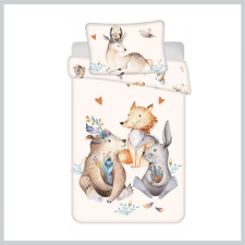  Állatos Woodland gyerek ágyneműhuzat 100×135cm, 40×60 cm JFK038307 lakástextília