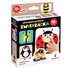 Állatpárosító kirakó kicsiknek 18+ hónap puzzle, kirakós