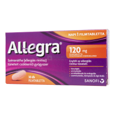 Allegra 120 mg filmtabletta 30 db gyógyhatású készítmény