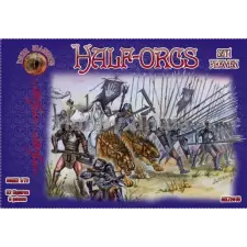  ALLIANCE Half-Orcs pikemen, set 1 1:72 (ALL72015) makett