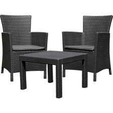 Allibert Rosario Balcony Polyrattan Kerti Bútor Garnitúra – Grafit () kerti bútor