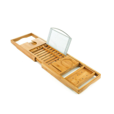  Állítható fürdőkád tálca bambusz kád, zuhanykabin