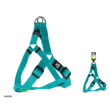  Állítható Klasszikus Nunbell Kutyahám - M/L - Türkizkék nyakörv, póráz, hám kutyáknak